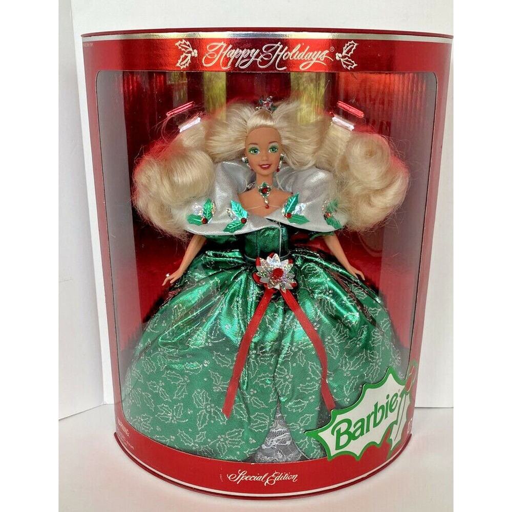 1995 Barbie "Happy Holidays" Doll Special Edition NIB BD13